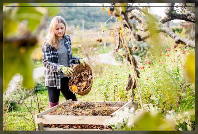 home composting, combining materials