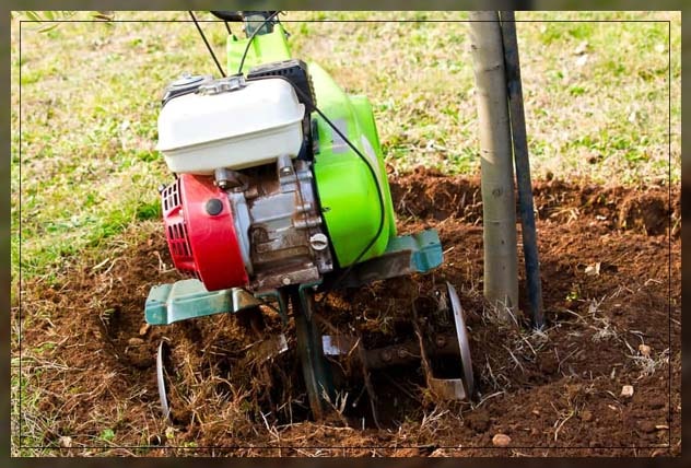 how garden tiller works