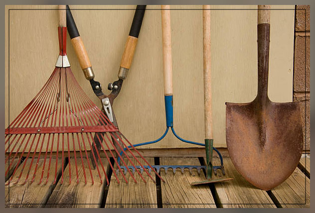 use of gardening tools